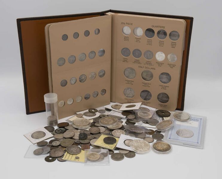 ملف:Coin collection.jpg