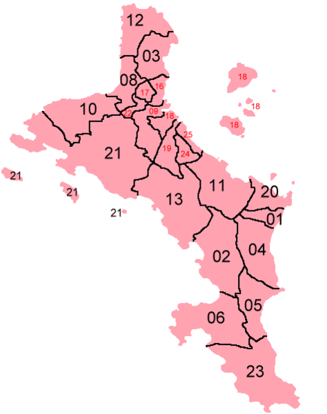 ملف:SC-Districts numbered.png