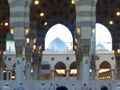 المسجد النبوي من الداخل