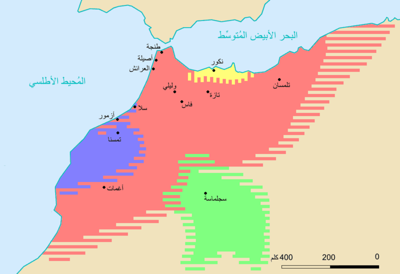 ملف:خريطة دولة الادارسة.png