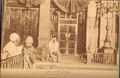 الجانب الغربي للحجرة النبوية، ويظهر باب عائشة، الصورة من عام 1935
