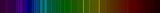Krypton line spectrum