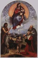 لوحة للرسام Raphael Madonna of Foligno, 320 x 194 cm