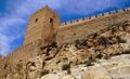 الجدران والبرج الدفاعي.